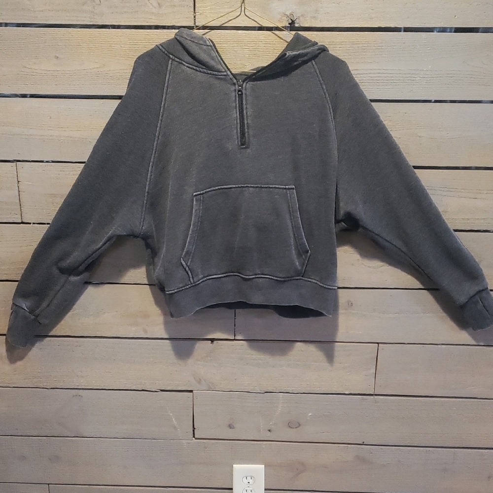 Women's Charcoal Pullover Hoodie